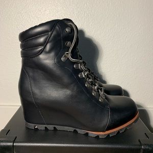 Black High Heel Boots